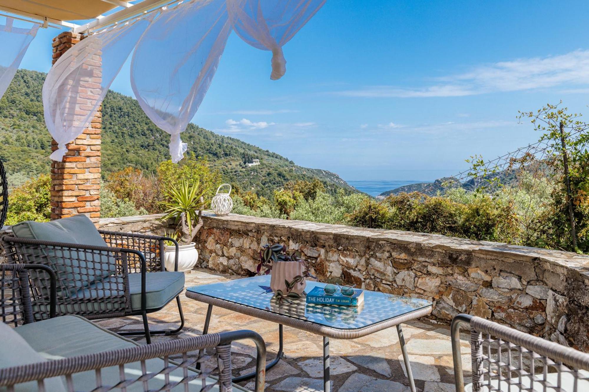 Villa Fotini Kalivi In Raches Panormos  Exteriör bild